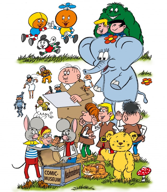 comic figures, &copy; Thomas M&ouml;ller