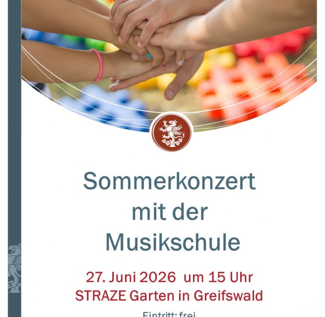 Sommerkonzert_mit_Schuelern_der_Musikschule_Greifswald_27.06.2026_um_15_Uhr // © Musikschule Sommerkonzert_mit_Schuelern_der_Musikschule_Greifswald_27.06.2026_um_15_Uhr // © Musikschule