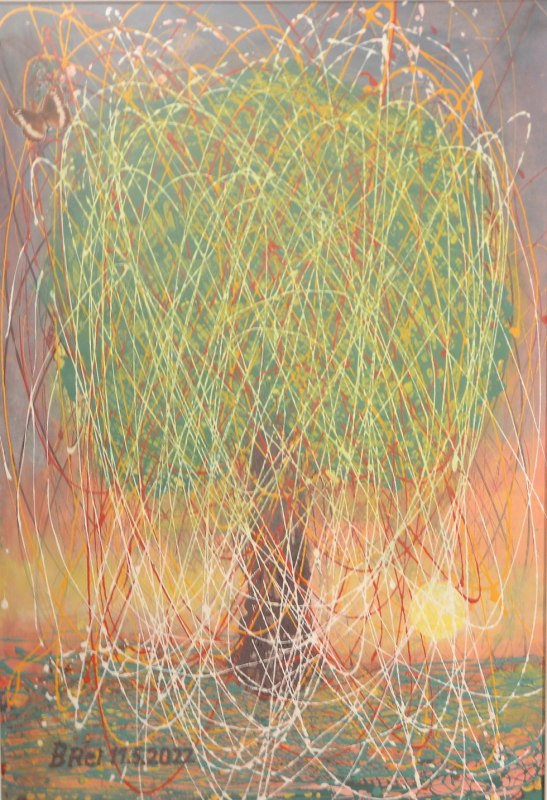 Abstracte voorstelling met de levenslijnen van een boom // &copy; Bernd Reichenberger/ Hille Wittwer