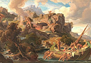 „Wyprawa z krainy cyklopów” // © Friedrich Preller (1804-1878) „Wyprawa z krainy cyklopów” // © Friedrich Preller (1804-1878)