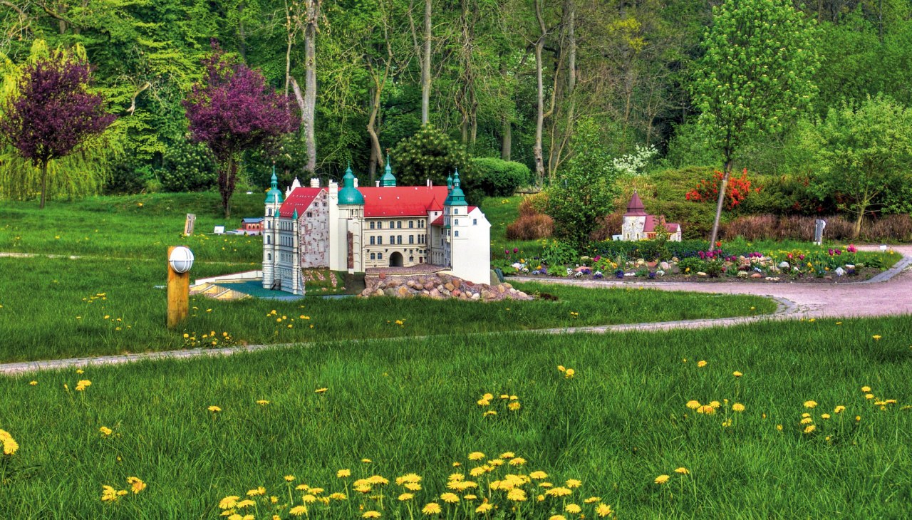 Sprężynowy zamek Güstrow (model), © gemeinnützige AFW GmbH/miniland MV