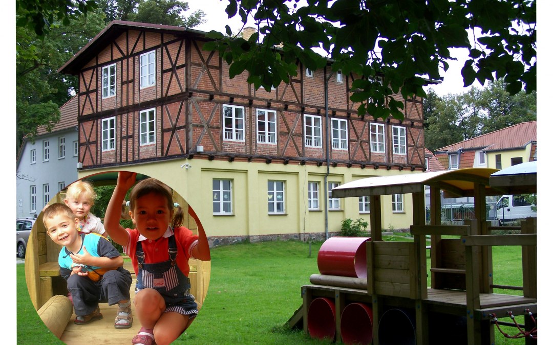 View of the family center from the playground, © Familienzentrum Neustrelitz
