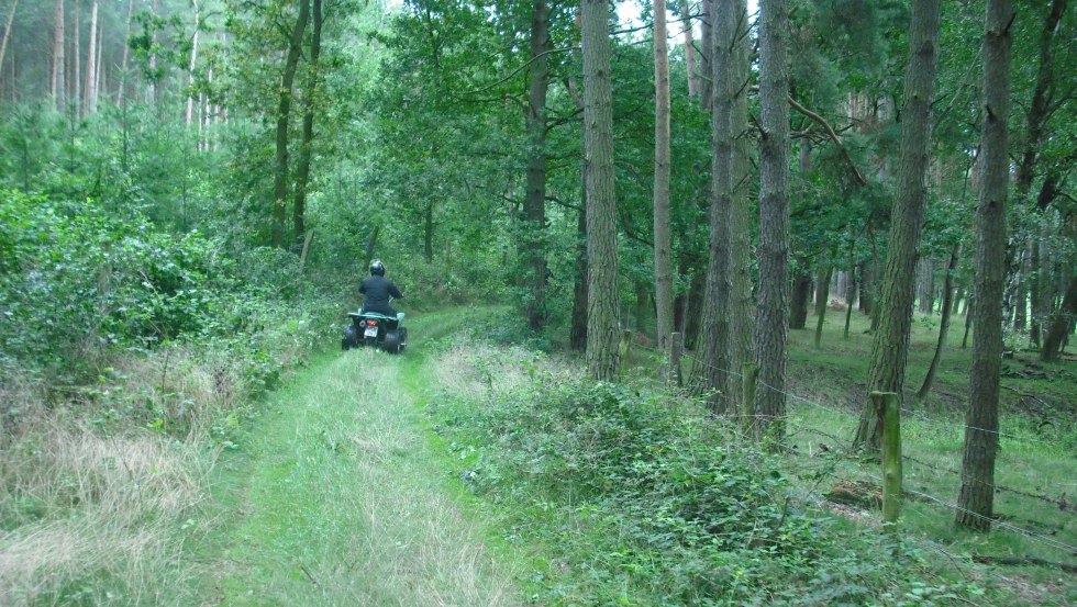 Wycieczka quadem przez las, © TMV/Quad - Bike & Fun