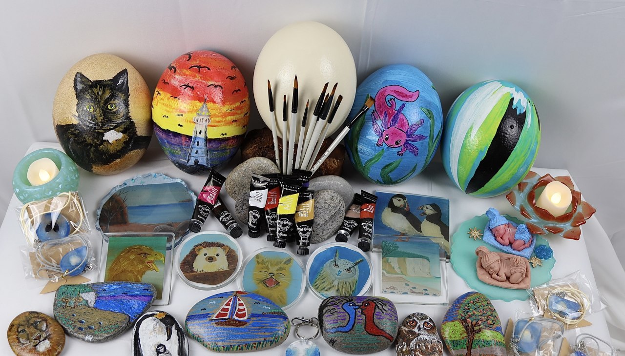 Mały wyb&oacute;r naszych ręcznie wykonanych produkt&oacute;w., &copy; Wolfgang Hube