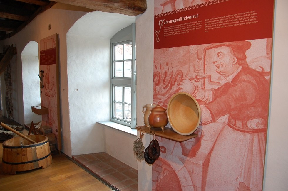 The history of the castle and town is presented in the New House. // © Burg Neustadt-Glewe The history of the castle and town is presented in the New House. // © Burg Neustadt-Glewe