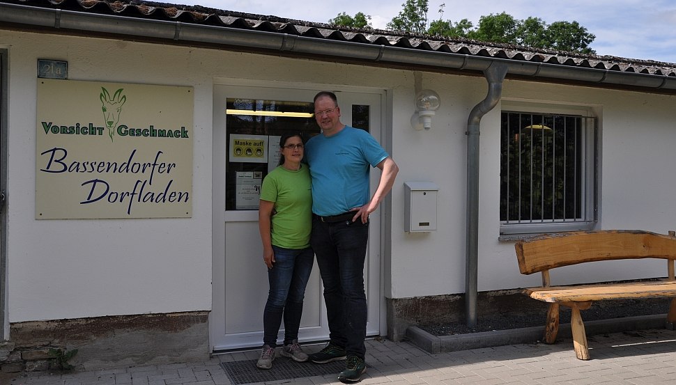 "Pas op voor smaak" - de dorpswinkel van de familie Becker, © Landurlaub M-V
