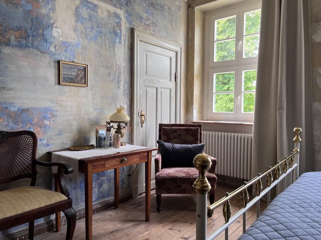 Blauwe kamer // © Gutshaus Manderow Blauwe kamer // © Gutshaus Manderow