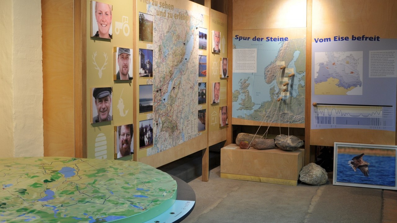 Kleine tentoonstelling over het natuurpark // © Archiv Naturpark Kleine tentoonstelling over het natuurpark // © Archiv Naturpark