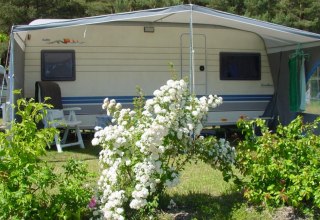 Komfortstellplatz mit Strom- und Wasseranschluss // &copy; Natur Camping Usedom