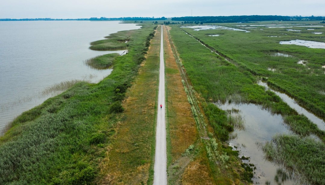 Bieganie Jogging na wybrzeżu na Fischland-Dar&szlig;-Zingst