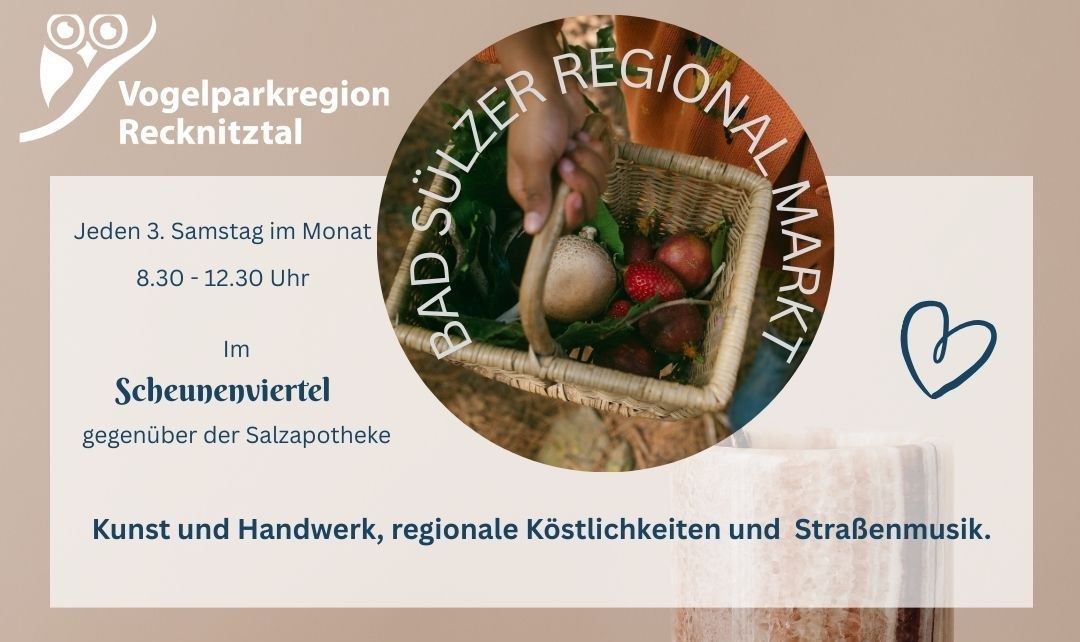 Bad S&uuml;lzer Regional Market // &copy; TV Vogelparkregion Recknitztal