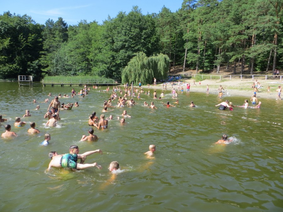 Życie na plaży publicznej w Prebelow, © KiEZ Prebelow