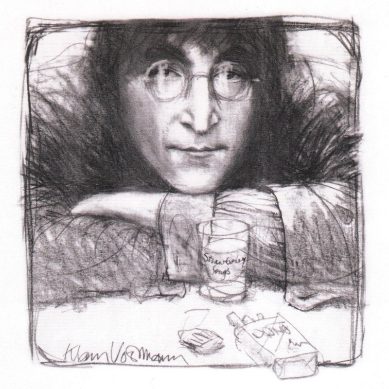 Strawberry Songs by John Lennon // © Klaus Voormann Strawberry Songs by John Lennon // © Klaus Voormann