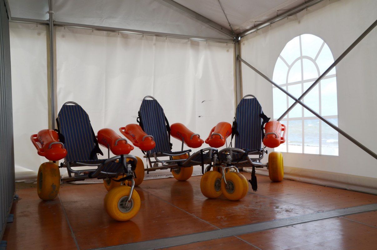 Rollicamp in de kustplaats Lubmin // &copy; Touristinformation Seebad Lubmin