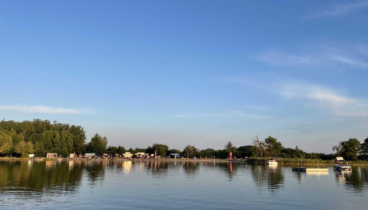 Beach volleyball courts at the "Mili" lido - 1st midsummer beach party, © TDG Rechlin mbH