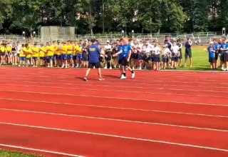 Ceremonia wręczenia nagr&oacute;d Turniej Ligi Flagowej 2023 // &copy; M.Mozarki