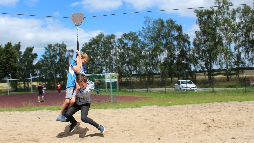 Kolejka linowa, © Haus Wildtierland