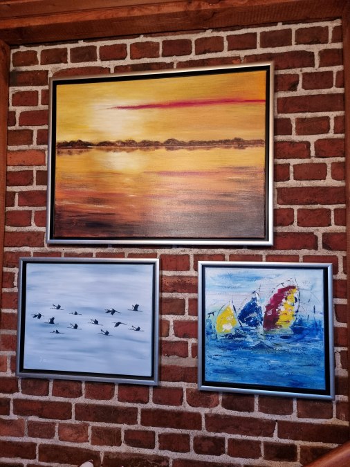 Julia Seemann schilderen, © Südliche Boddenküste