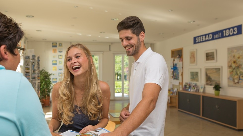 Toeristische informatie kustplaats aan de Oostzee, © Kurverwaltung Ostseebad Boltenhagen, Eckhard Raff Toeristische informatie kustplaats aan de Oostzee, © Kurverwaltung Ostseebad Boltenhagen, Eckhard Raff