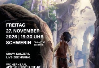 Einladung.Reservierung unter https://www.cvents.eu/de/die-legende-von-mi-ein-konzert-show-abend-der-besonderen-art-schwerin-27112026/ // © Atelier Auderset Einladung.Reservierung unter https://www.cvents.eu/de/die-legende-von-mi-ein-konzert-show-abend-der-besonderen-art-schwerin-27112026/ // © Atelier Auderset