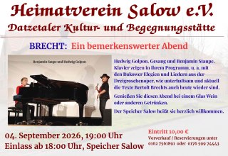 BRECHT:  Ein bemerkenswerter Abend // &copy; Michael Rausch