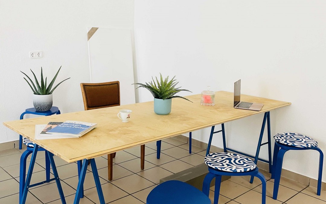 Creative corner in the Ping Pong Salon, © Katja Thiede