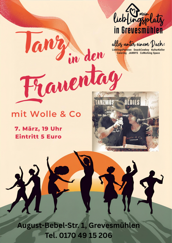 7 maart, 19 uur, toegang 5 euro, &copy; Mein Lieblingsplatz in Grevesm&uuml;hlen