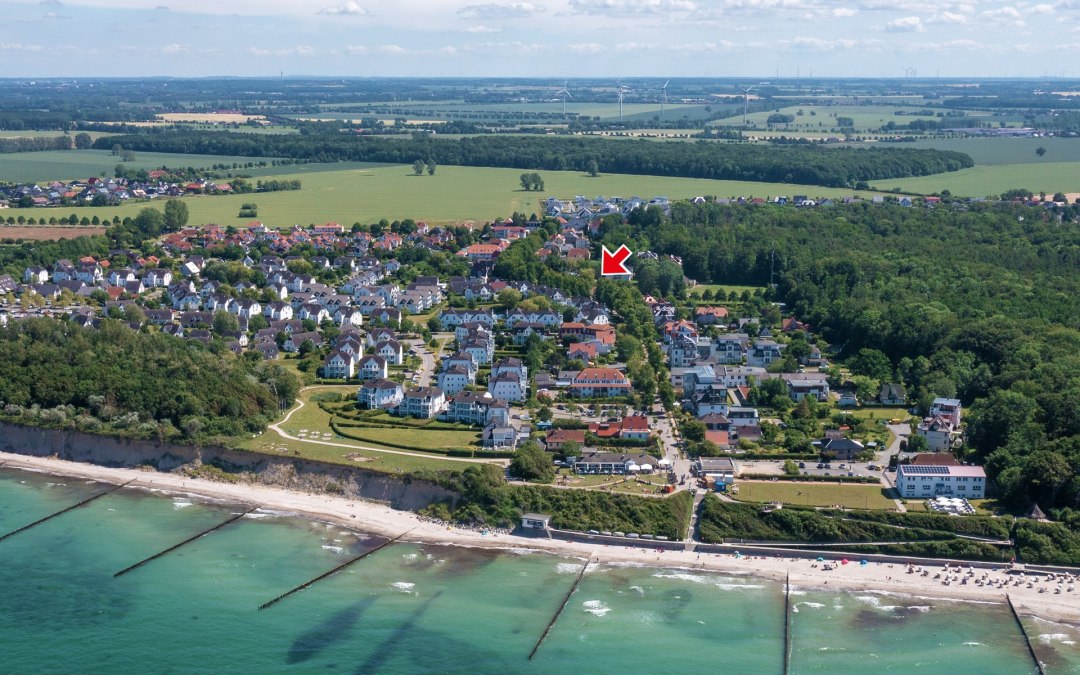 Lokalizacja Kurort bałtycki Nienhagen, © Ostseetraum Ferienwohnungen