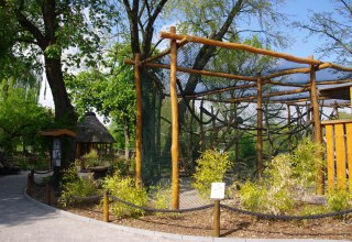 New capuchin monkey enclosure with outdoor enclosure // &copy; Birgit Schulz