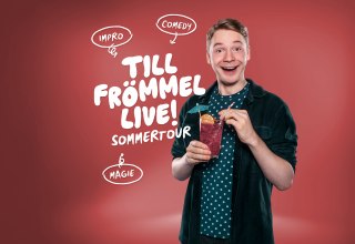 Till Frömmel live! Impro-Comedy & Magie – Sommertour // © Till Frömmel (bereitgestellt) Till Frömmel live! Impro-Comedy & Magie – Sommertour // © Till Frömmel (bereitgestellt)