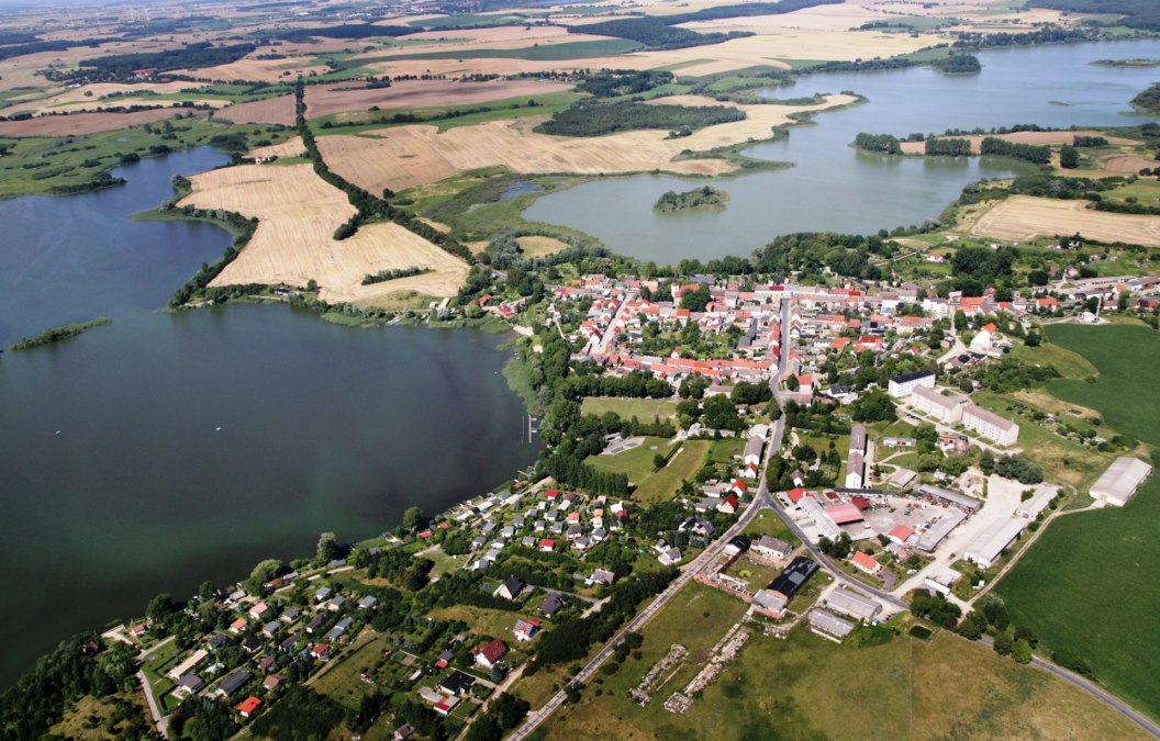 Fürstenwerder with the Great Lake and the Dam Lake, © Tourismusverein Fürstenwerder