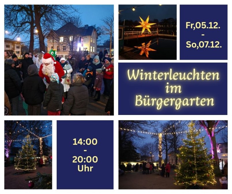 Morze świateł w Bürgergarten w Stralsundzie, © SIC Stralsunder Innovation Consult