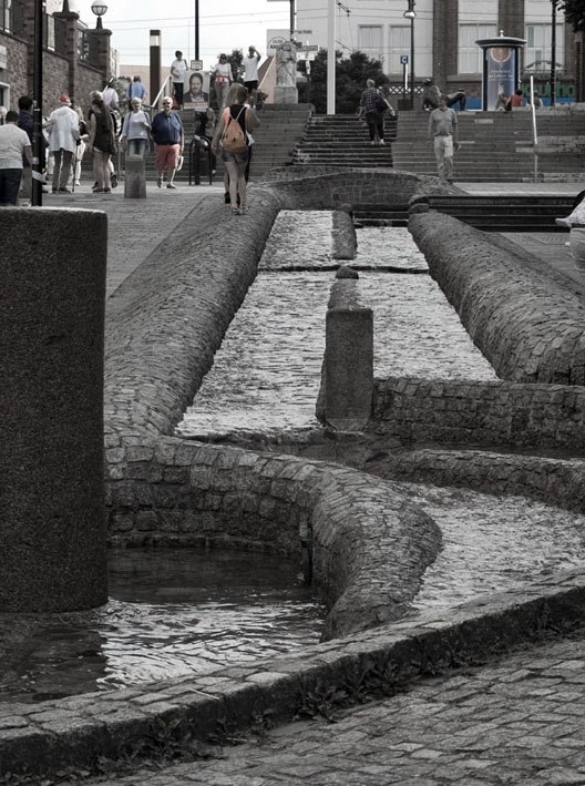 artificial watercourse // &copy; Geschichtswerkstatt Rostock e.V., Foto: Andreas G&uuml;nther