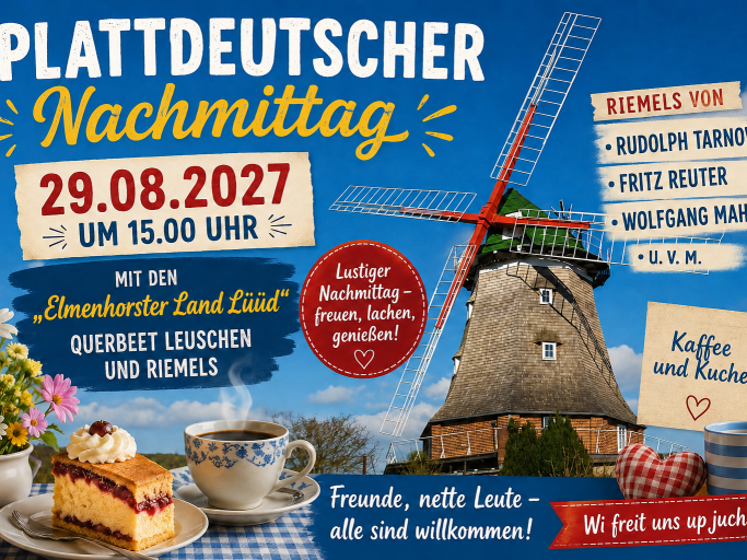 Land L&uuml;&uuml;d Elmenhorst 20927 // &copy; F&ouml;rderverein Kr&ouml;peliner M&uuml;hle e. V.
