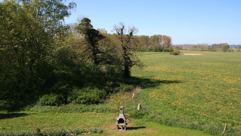 Uitzicht vanaf het landhuis naar het Salzhaff, © Klaus-Dieter Bartsch