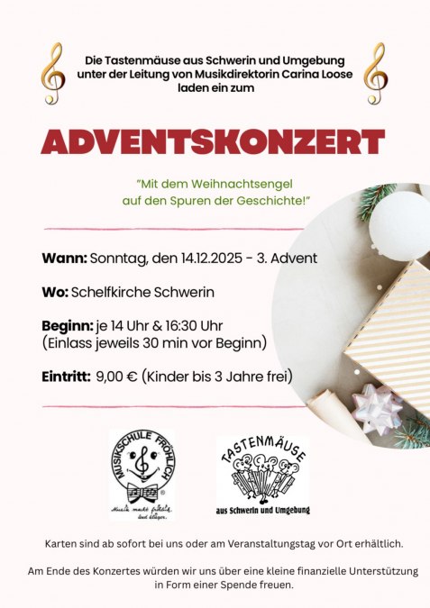 Uitnodiging voor het concert, © Carina Loose