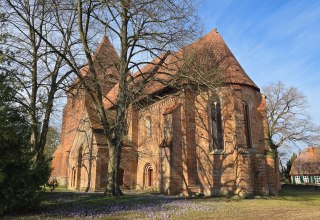 die Kirche in L&uuml;bow // &copy; adfc-Schwerin