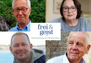 Colllage // &copy; Michael G. Fritz &copy; Heidrun Voigt/Katja Lange-M&uuml;ller &copy; Anette Hauschild/Ostkreuz/Marko Martin &copy; Marko Martin/Matthias Politycki &copy; Carsten Westphal
