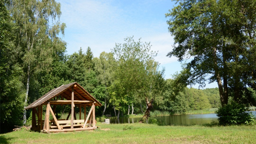 Rest hut at the Voigtsdorfer ponds, © Tourismusverband Mecklenburg-Schwerin Rest hut at the Voigtsdorfer ponds, © Tourismusverband Mecklenburg-Schwerin