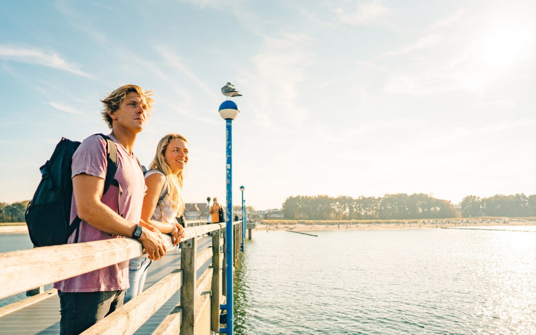 Op de pier in kuuroord aan de Oostzee Zingst, © TMV/Petermann