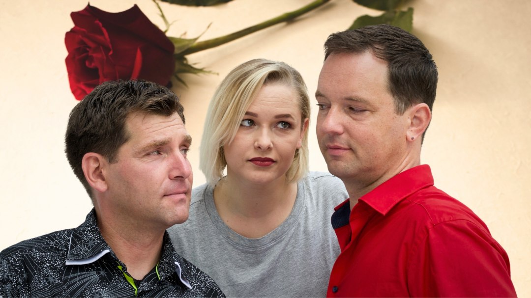 Manuel Ettelt, Jacqueline Batzlaff en Christian D. Trabert van het Plau am See Castle Festival, © Burgfestspiele Plau am See Manuel Ettelt, Jacqueline Batzlaff en Christian D. Trabert van het Plau am See Castle Festival, © Burgfestspiele Plau am See