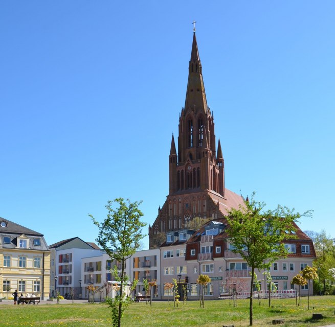 St. Bartholomaei-Kirche,
Evangelische Kirche Demmin // © Hansestadt Demmin St. Bartholomaei-Kirche,
Evangelische Kirche Demmin // © Hansestadt Demmin