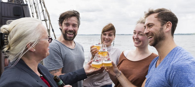 Proeverij aan boord, &copy; St&ouml;rtebeker Braumanufaktur GmbH