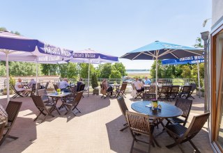 Vanaf hier kun je genieten van een prachtig uitzicht over het Kummerowmeer, © Ferienland Salem