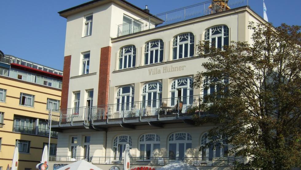 Uitzicht op Villa H&uuml;bner, Warnem&uuml;nde, &copy; J&uuml;rgen Voigt