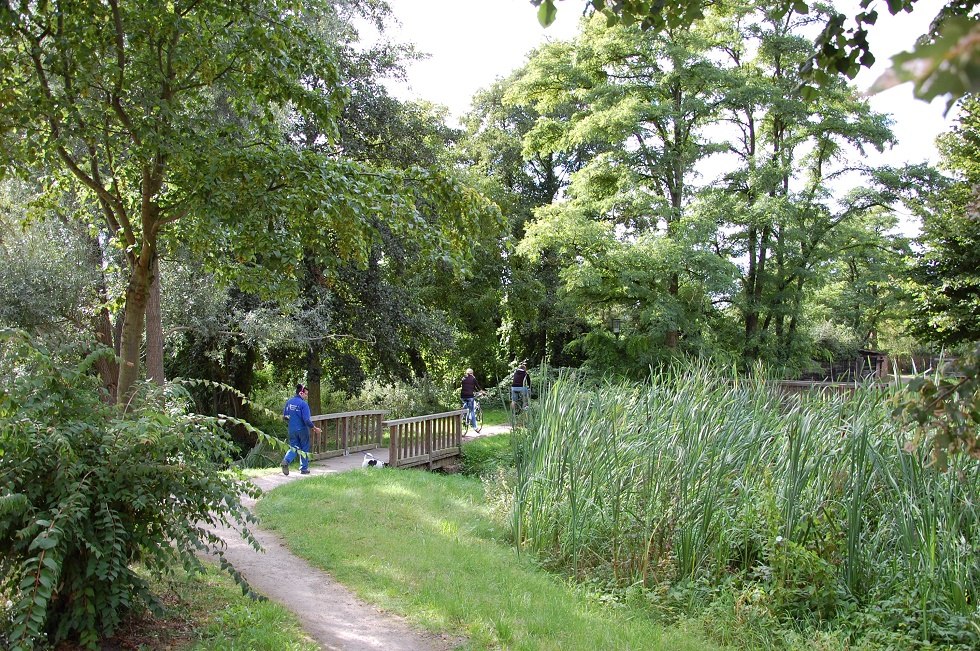 Sinds de muur is heringericht als groene ruimte, wordt hij gebruikt voor recreatie., © Gabriele Skorupski