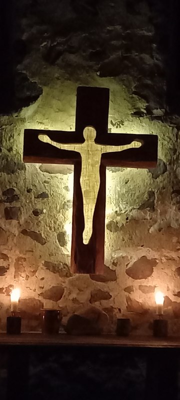 Kreuz im Chorraum, &copy; N. Scherfig