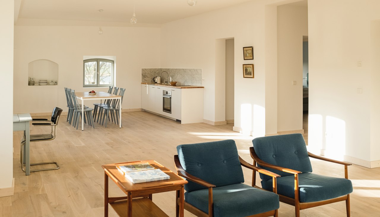 Ruime vakantiewoningen met veel vrije ruimte, © Gut Üselitz / Ulrike Meutzner Ruime vakantiewoningen met veel vrije ruimte, © Gut Üselitz / Ulrike Meutzner