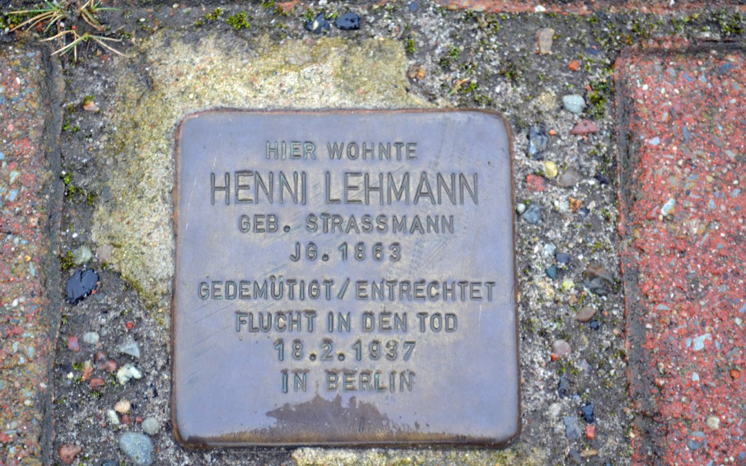 Henni Lehmanns struikelblok, © Hiddenseer Hafen- und Kurbetrieb