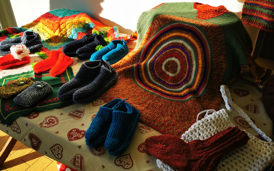 Knitwear at the arts and crafts market, © Ostseemühle